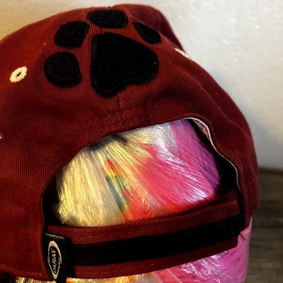 *KRABLOONIK DOGSLEDDING & RESTAURANT* Dog Colorado Souvenir Ball Cap Maroon Hat - Picture 7 of 8
